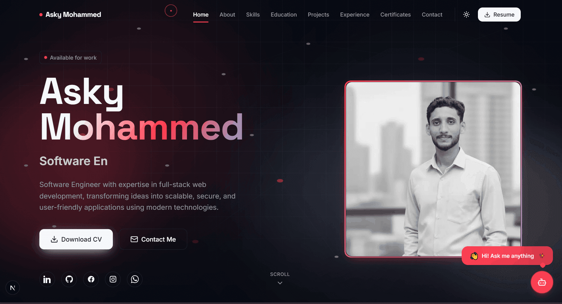 Asky Mohammed Portfolio