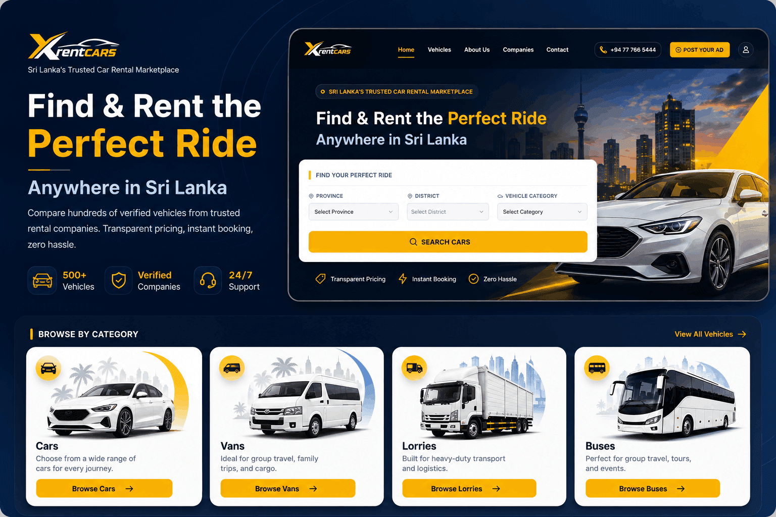 XrentCars.lk