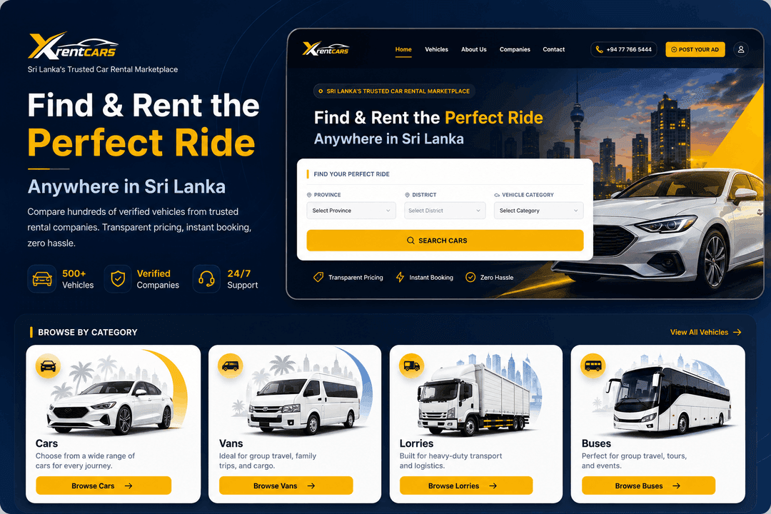 XrentCars.lk