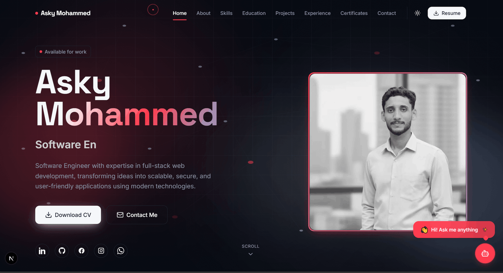 Asky Mohammed Portfolio